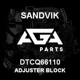 DTCQ66110 Sandvik ADJUSTER BLOCK | AGA Parts