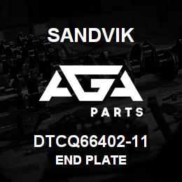 DTCQ66402-11 Sandvik END PLATE | AGA Parts