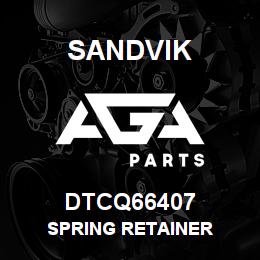 DTCQ66407 Sandvik SPRING RETAINER | AGA Parts