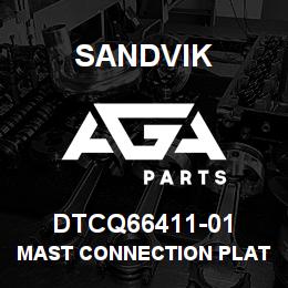 DTCQ66411-01 Sandvik MAST CONNECTION PLATE ASSEMBLY | AGA Parts