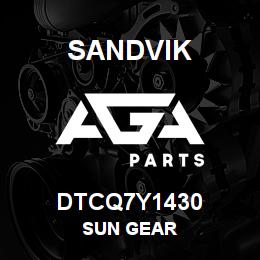 DTCQ7Y1430 Sandvik SUN GEAR | AGA Parts