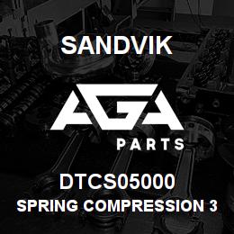 DTCS05000 Sandvik SPRING COMPRESSION 3.5X5X13 | AGA Parts