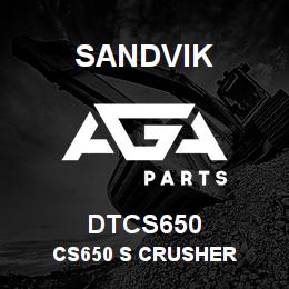 DTCS650 Sandvik CS650 S CRUSHER | AGA Parts
