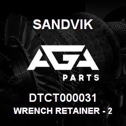DTCT000031 Sandvik WRENCH RETAINER - 2 7/8 API REG | AGA Parts