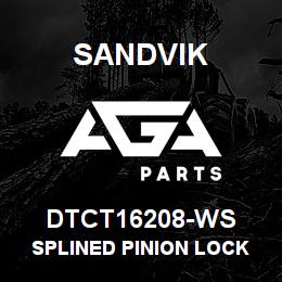DTCT16208-WS Sandvik SPLINED PINION LOCK TOP DRIVE | AGA Parts
