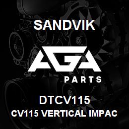 DTCV115 Sandvik CV115 VERTICAL IMPACT CRUSHER | AGA Parts