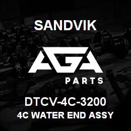DTCV-4C-3200 Sandvik 4C WATER END ASSY | AGA Parts