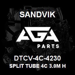 DTCV-4C-4230 Sandvik SPLIT TUBE 4C 3.0M HTC | AGA Parts