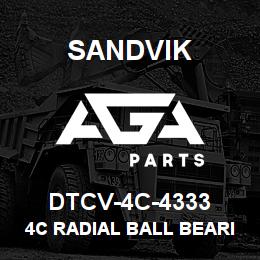 DTCV-4C-4333 Sandvik 4C RADIAL BALL BEARING | AGA Parts