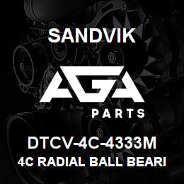 DTCV-4C-4333M Sandvik 4C RADIAL BALL BEARING | AGA Parts