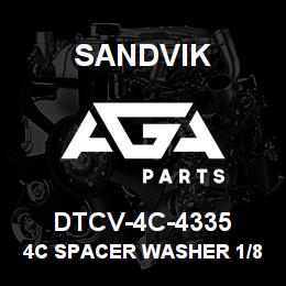 DTCV-4C-4335 Sandvik 4C SPACER WASHER 1/8 | AGA Parts
