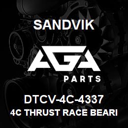 DTCV-4C-4337 Sandvik 4C THRUST RACE BEARING | AGA Parts