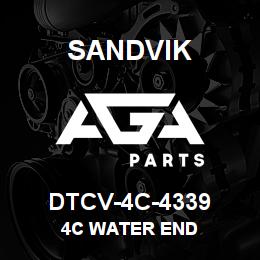 DTCV-4C-4339 Sandvik 4C WATER END | AGA Parts