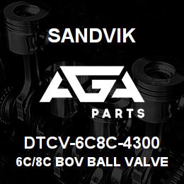 DTCV-6C8C-4300 Sandvik 6C/8C BOV BALL VALVE SEAT | AGA Parts