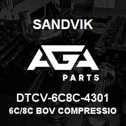 DTCV-6C8C-4301 Sandvik 6C/8C BOV COMPRESSION SPRING | AGA Parts