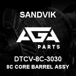 DTCV-8C-3030 Sandvik 8C CORE BARREL ASSY 3M | AGA Parts