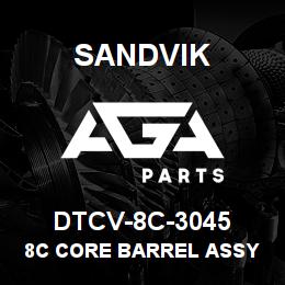 DTCV-8C-3045 Sandvik 8C CORE BARREL ASSY 4.5M | AGA Parts