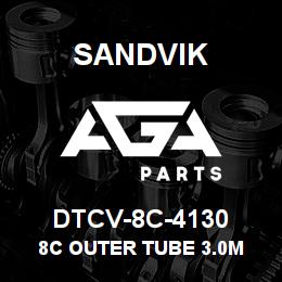 DTCV-8C-4130 Sandvik 8C OUTER TUBE 3.0M | AGA Parts