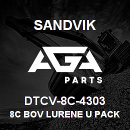 DTCV-8C-4303 Sandvik 8C BOV LURENE U PACKING | AGA Parts