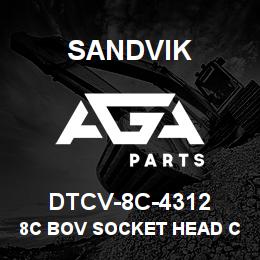 DTCV-8C-4312 Sandvik 8C BOV SOCKET HEAD CAP SCREW | AGA Parts