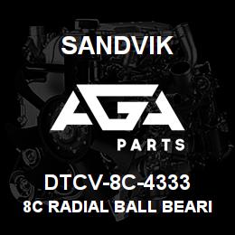 DTCV-8C-4333 Sandvik 8C RADIAL BALL BEARING | AGA Parts