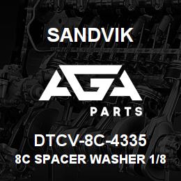 DTCV-8C-4335 Sandvik 8C SPACER WASHER 1/8 | AGA Parts