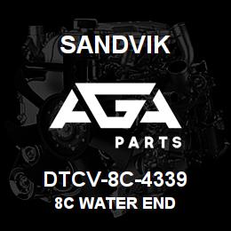 DTCV-8C-4339 Sandvik 8C WATER END | AGA Parts