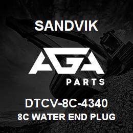 DTCV-8C-4340 Sandvik 8C WATER END PLUG | AGA Parts
