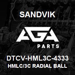 DTCV-HML3C-4333 Sandvik HMLC/3C RADIAL BALL BEARING | AGA Parts