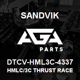 DTCV-HML3C-4337 Sandvik HMLC/3C THRUST RACE BEARING | AGA Parts