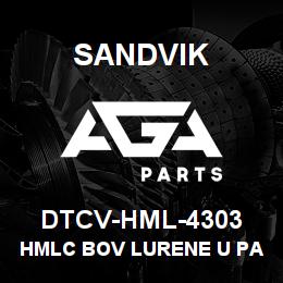 DTCV-HML-4303 Sandvik HMLC BOV LURENE U PACKING | AGA Parts