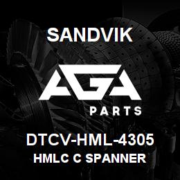 DTCV-HML-4305 Sandvik HMLC C SPANNER | AGA Parts