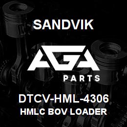 DTCV-HML-4306 Sandvik HMLC BOV LOADER | AGA Parts