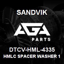 DTCV-HML-4335 Sandvik HMLC SPACER WASHER 1/8" | AGA Parts
