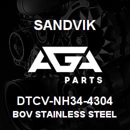 DTCV-NH34-4304 Sandvik BOV STAINLESS STEEL BALL | AGA Parts