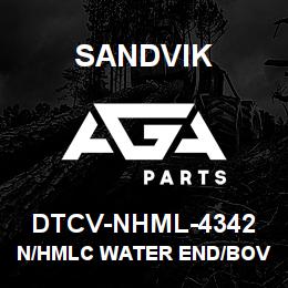 DTCV-NHML-4342 Sandvik N/HMLC WATER END/BOV PLUG | AGA Parts