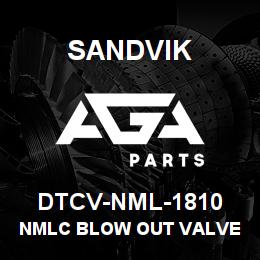 DTCV-NML-1810 Sandvik NMLC BLOW OUT VALVE ASSY | AGA Parts