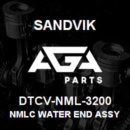 DTCV-NML-3200 Sandvik NMLC WATER END ASSY - NW ROD | AGA Parts