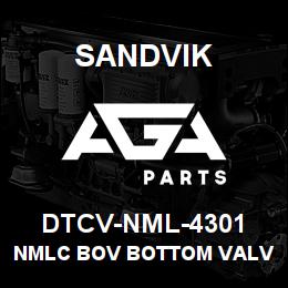 DTCV-NML-4301 Sandvik NMLC BOV BOTTOM VALVE BODY | AGA Parts