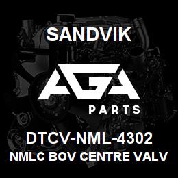 DTCV-NML-4302 Sandvik NMLC BOV CENTRE VALVE BODY | AGA Parts