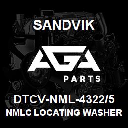 DTCV-NML-4322/5 Sandvik NMLC LOCATING WASHER (5 PACK) | AGA Parts