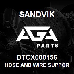 DTCX000156 Sandvik HOSE AND WIRE SUPPORT 7 | AGA Parts
