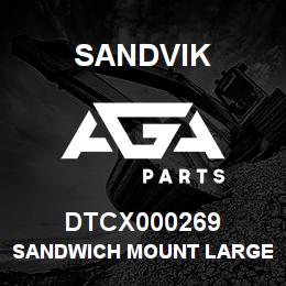 DTCX000269 Sandvik SANDWICH MOUNT LARGE | AGA Parts