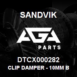 DTCX000282 Sandvik CLIP DAMPER - 10MM BALL | AGA Parts