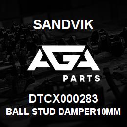 DTCX000283 Sandvik BALL STUD DAMPER10MM DIA BALL | AGA Parts