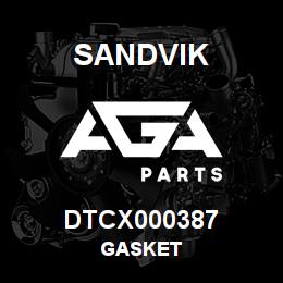 DTCX000387 Sandvik GASKET | AGA Parts