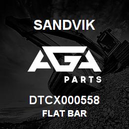 DTCX000558 Sandvik FLAT BAR | AGA Parts