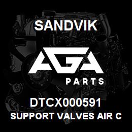 DTCX000591 Sandvik SUPPORT VALVES AIR COMP CONTROL | AGA Parts