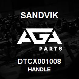 DTCX001008 Sandvik HANDLE | AGA Parts