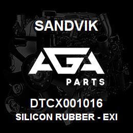 DTCX001016 Sandvik SILICON RUBBER - EXIT BAR | AGA Parts